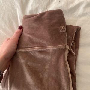 Lulu velour leggings. Never worn.